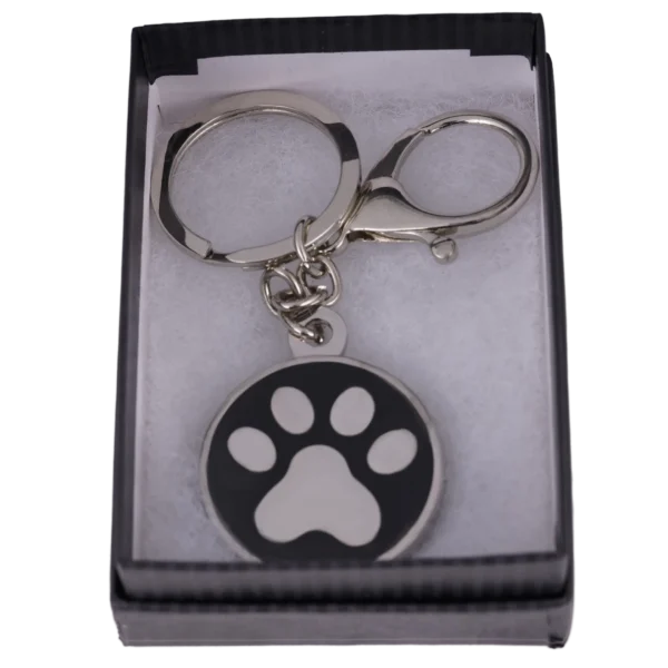 Keychain Black Paw [Stainless]