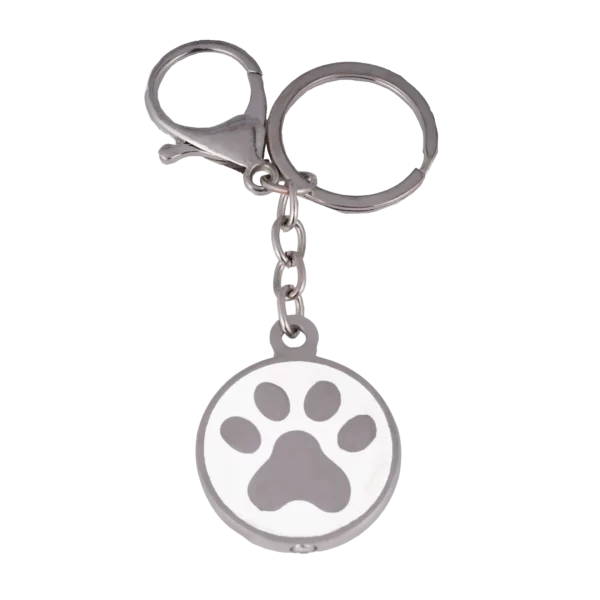 Keychain White Paw [Stainless]