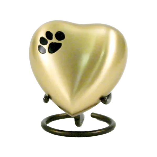 Arielle Heart Urn Small [Gold]