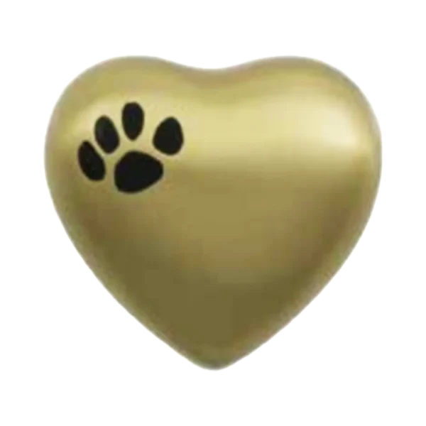 Arielle Heart Urn Small [Gold] - Image 2