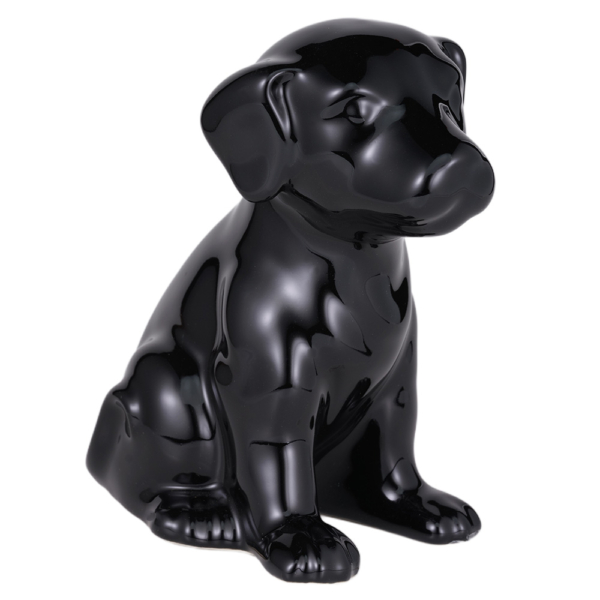 Dog Urn [Ceramic, Black]