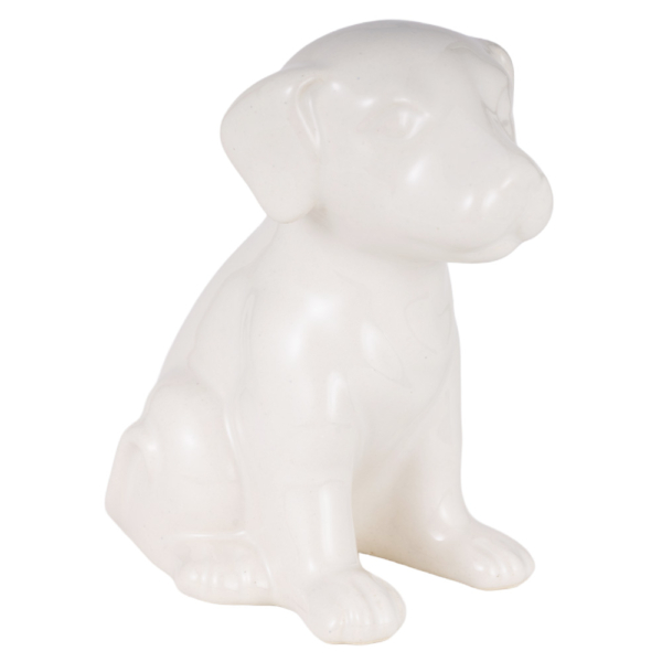 Dog Urn [Ceramic, White]
