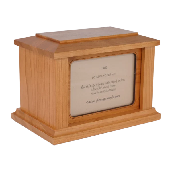 Maple Photo Urn [Wood]